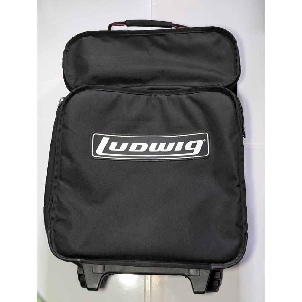 Ludwig Rolling Drum Hardware Bag Case w Wheels Telescoping Handle 16x26